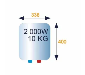 Chauffe-eau Électrique Petite Capacité Ristretto Rond Compact Sur Évier 15 L - Thermor - 221079