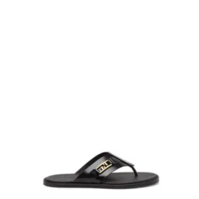 Sandales Fendi O’Lock - Sandales en cuir noir | Fendi